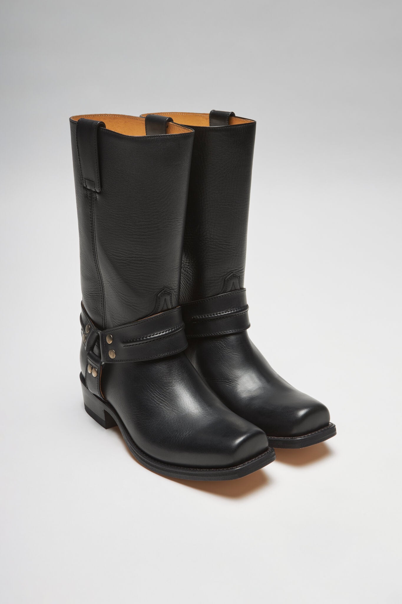 Stivali Western Unisex FB Fashion Boots ARLO In Pelle Nera - Fatti A Mano In Spagna